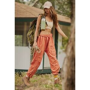 Free People X FP Movement Spring Trekker Pants in Hot Sauce Size L